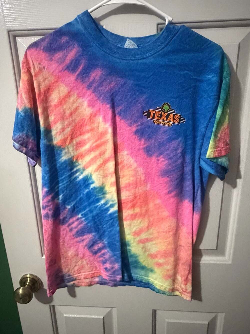 Gildan Texas Roadhouse Tie Dye T-Shirt Size M Multi